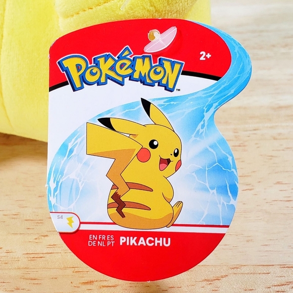 Jazwares Pokemon S4 PIKACHU 8" 2021 100% Genuine Collectible Gaming Plush - Picture 10 of 11